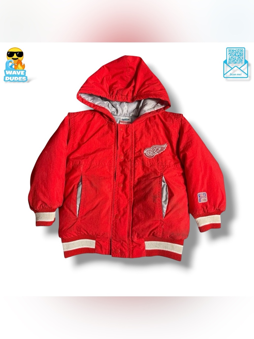 Toddler Boys Kid Sports Inc. Detroit Red Wings Puffer Jacket